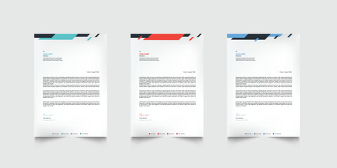 Business letterhead design template. Creative modern letter head design template for your project. letterhead, letter head, Business letterhead design.