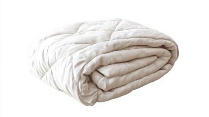 Experience cloud-like comfort with this plush white comforter, promising restful sleep and cozy nights in a serene bedroom setting, ensuring ultimate relaxation