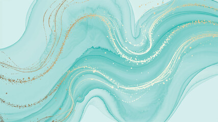 An ethereal digital art background featuring soft, wavy patterns and subtle shimmering effects in a calming palette