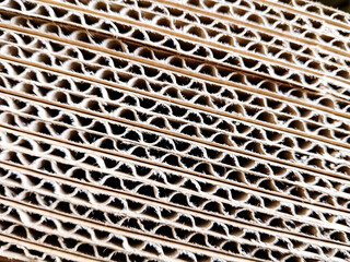 corrugated box, texture carton box, new production layout neatly arranged as catalog design, corrugated cardboard box background, cardboard layer