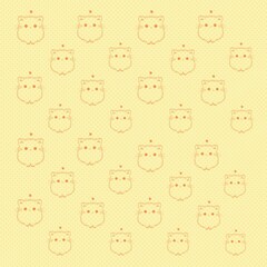 Fototapeta premium Seamless kids pattern fantasy animal