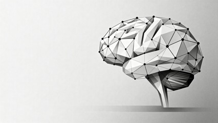 Abstract geometric brain design