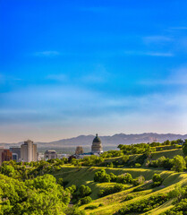 Salt Lake City Views with Capital dome