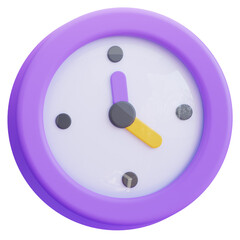 3D Clock Time Icon
