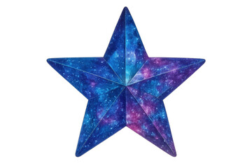 Space galaxy star on transparent background