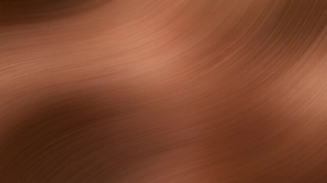 Brushed Copper Metal Texture Background with Radial Lines