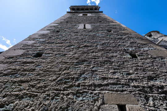 Defensive tower of Fenis Castle - Fenis, Italy