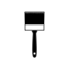 paint brush isolated on white