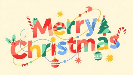 Eye-catching graphic design ideal for festive holiday social media posts, greeting cards, or web banners.