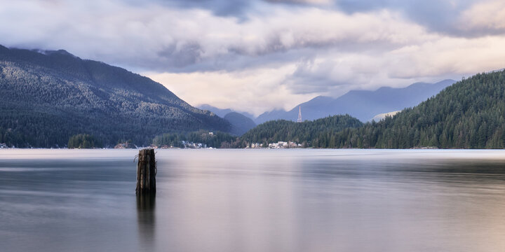 View from Basti Beach in Burnaby