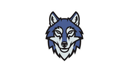 Stylized illustration of a wolf's head, representing strength and wildness