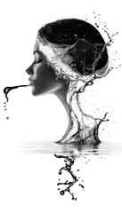 Fluid Expression Abstract Profile