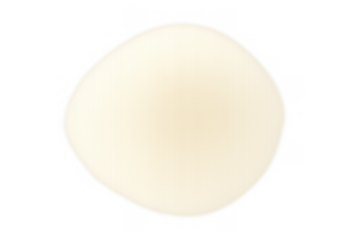 Spotlighting a soft, warm light beam creating a round glow element on transparent background for design