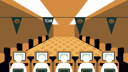 vector illustration of a city