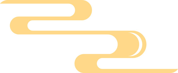 cloud gold chinese new year for greeting card design © bobotaks