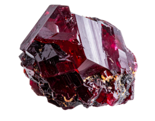  High-Detail Rough Garnet Crystal for Geology Use PNG