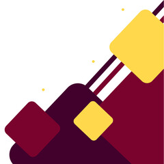 Geometric Business Corner Illustration 