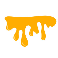 Flowing Melted Cheese Drip Border