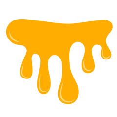 Flowing Melted Cheese Blob Drip