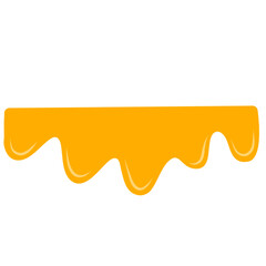 Flowing Melted Cheese Drip Border