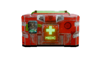 medic kit futuristic 3d model