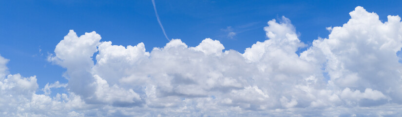 Blue sky and clouds background. Cloud patterns.