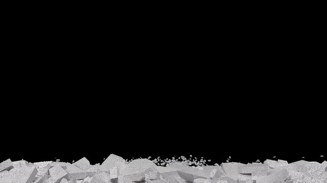 Wall explode on Alpha 