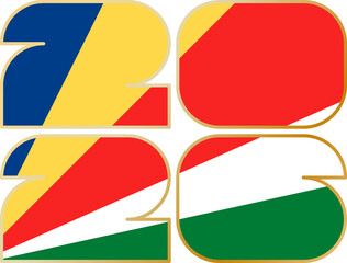 2026 with flag of Seychelles