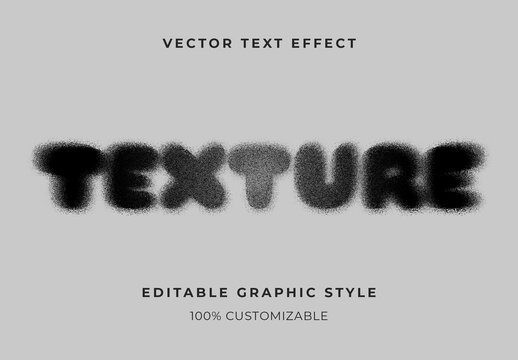 Black Powder Explosion Text Effect Spray Texture Font