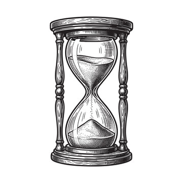 Hourglass Sand Clock Timepiece Engraving