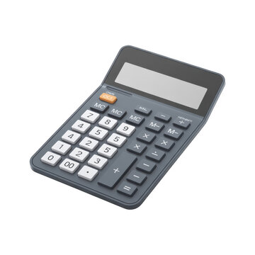 Calculator icon isolated on transparent background