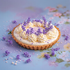 Lavender Cream Tart