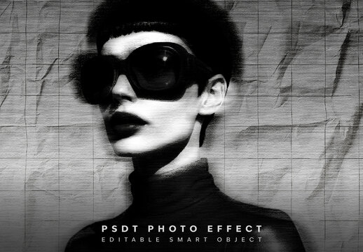 Grey And Black Vintage Paper Texture Photo Effect
