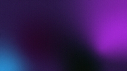 Fototapeta premium Abstract blurred background with purple pink blue and teal color gradient and soft smooth transitions noise grain texture blur. holiday eerie night festive backdrop halloween