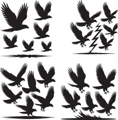 Obraz premium children playing jumping skipping rope and holding umbrella on white background