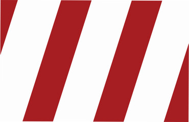 Bold Red and White Diagonal Stripes for Attention-Grabbing Design