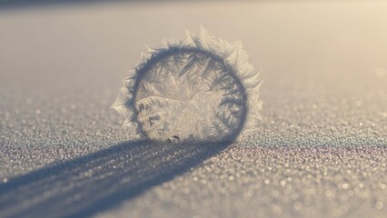 Frosted Ice Crystal Detail