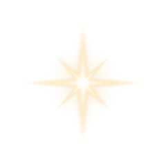 Bright Yellow Starburst