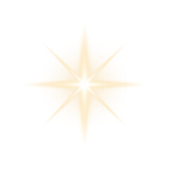 Bright Yellow Starburst