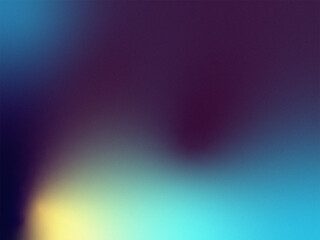Obraz premium Abstract blurred background with purple pink blue and teal color gradient and soft smooth transitions noise grain texture blur. holiday eerie night festive backdrop halloween