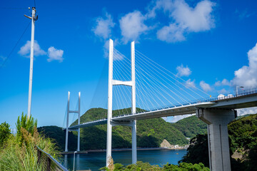 女神大橋 第一駐車場から見る女神大橋の風景（長崎市） © 啓 桑原