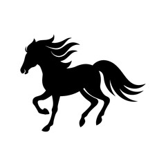 Obraz premium horse silhouette vector