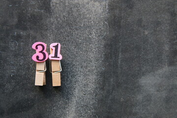 December 31st. New Year`s Eve Concept.