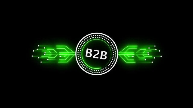 Business button b2b lock on virtual digital electronic user interface. Businessman counts dollars not in the background ,Ecommerce, b2b service and people with package for cargo.