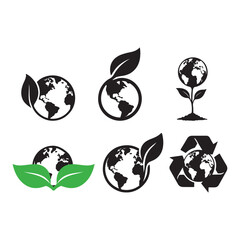 ecology icon set