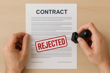 hands holding a contract