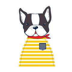 little cute dog print 