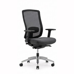 Fototapeta premium Modern office chairs offer ergonomic comfort for productive work in a contemporary workspace setting