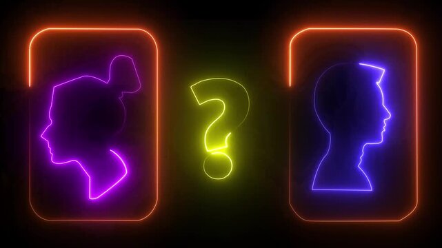  Help icon, support concept, call center and customer service animation on black background. Motion Graphic