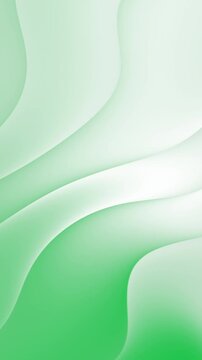 Abstract background with smooth green and white gradient waves in a modern minimalist design aesthetic.